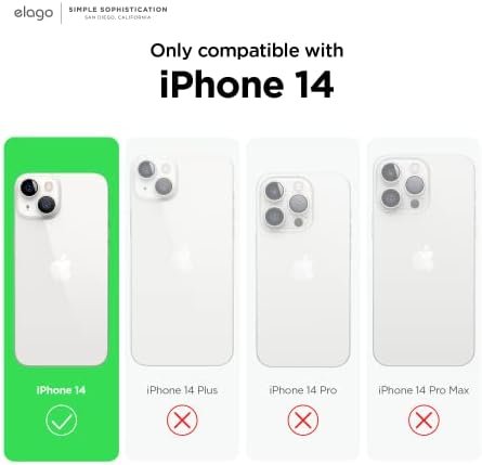 elago Compatible with iPhone 14 Case, Liquid Silicone Case, Full Body Protective 2