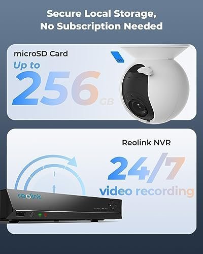 REOLINK E1 Outdoor Plug-in WiFi Security Camera, 5MP HD PTZ Camera for Home 7