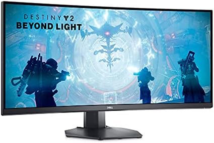 Dell Curved Gaming, 34 Inch Curved Monitor with 144Hz Refresh Rate, WQHD 9