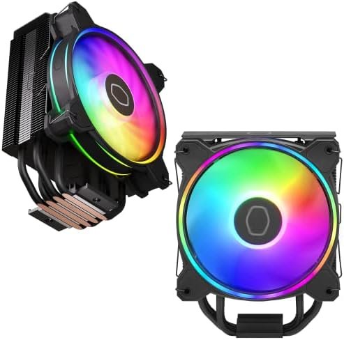 Cooler Master Hyper 212 Halo Black CPU Air Cooler, MF120 Halo² Fan, Dual Loop 12