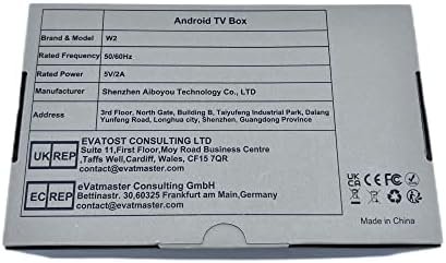 Android TV Box 4GB RAM 128GB ROM Upgraded W2 Mali-G31 2.4G/5G Dual WiFi 11
