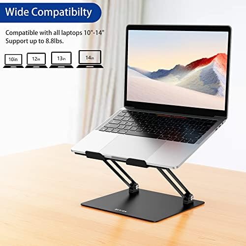 BESIGN LS10 Aluminum Laptop Stand, Ergonomic Adjustable Notebook Riser Holder 3