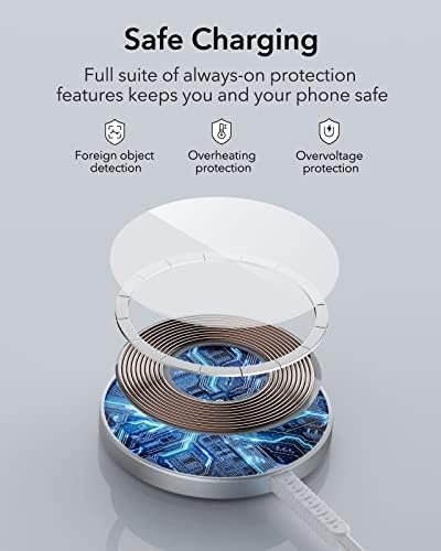 ESR HaloLock Mini Wireless Charger, MagSafe-Compatible Charger Compatible 9