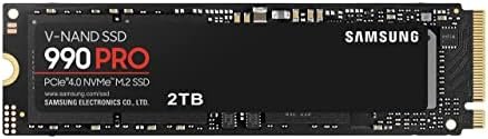 Samsung 990 PRO Series – 2TB PCIe Gen4. X4 NVMe 2.0c – M.2 Internal SSD