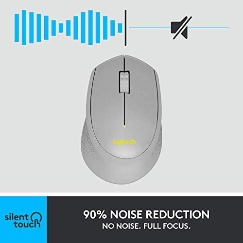 Logitech M330 SILENT PLUS Wireless Mouse, 2.4GHz with USB Nano Receiver 2