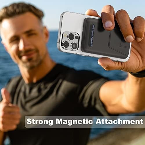 AOGUERBE Magnetic Power Bank, 10000mAh Foldable Wireless Portable Charger 3