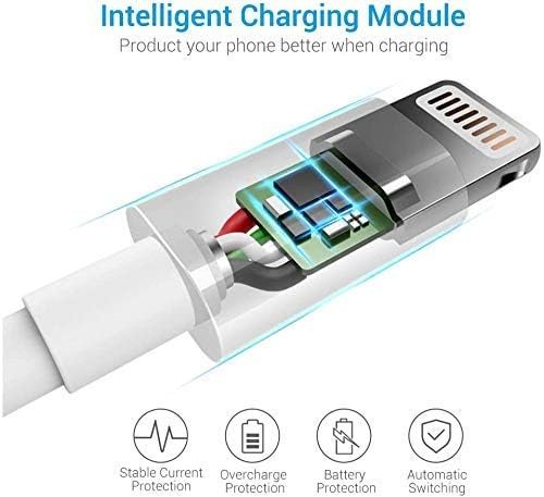 Lightning Cable MFi Certified – iPhone Charger 3Pack 6FT Lightning to USB A 3