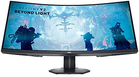 Dell Curved Gaming, 34 Inch Curved Monitor with 144Hz Refresh Rate, WQHD 8