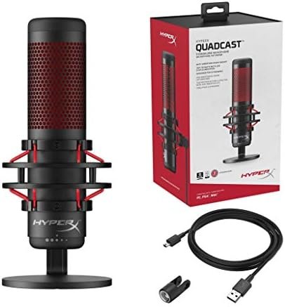 HyperX QuadCast – USB Condenser Gaming Microphone, for PC, PS4, PS5 and Mac 9