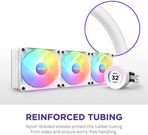 NZXT Kraken Elite RGB 360 – RL-KR36E-W1 – 360mm AIO CPU Liquid Cooler 7