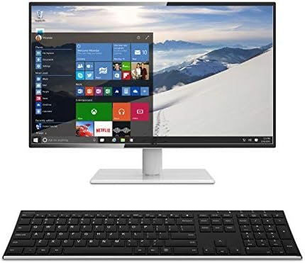 Arteck 2.4G Wireless Keyboard Stainless Steel Ultra Slim Full Size Keyboard 7