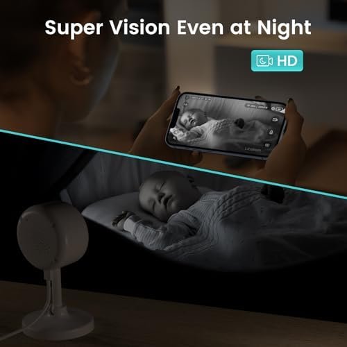 Indoor Camera, litokam Cameras for Home Security with Night Vision, Pet Camera 3