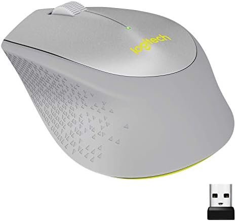 Logitech M330 SILENT PLUS Wireless Mouse, 2.4GHz with USB Nano Receiver