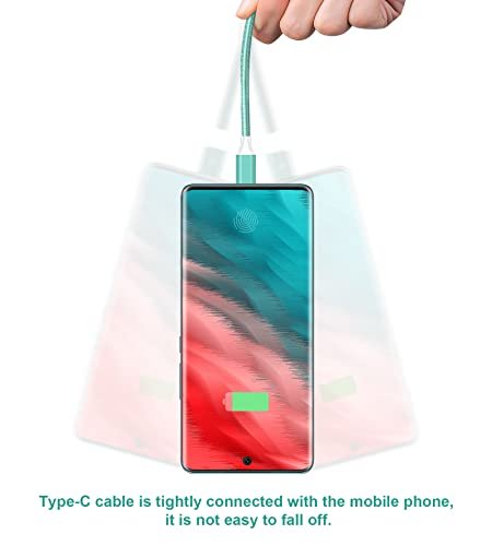 USB Type C to USB A Cable, 5Pack 3/3/6/6/10FT: Fast Charging Long Android USBC 6