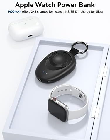 GagaKing for Apple Watch Charger, Portable iWatch Charger Wireless Magnetic 3