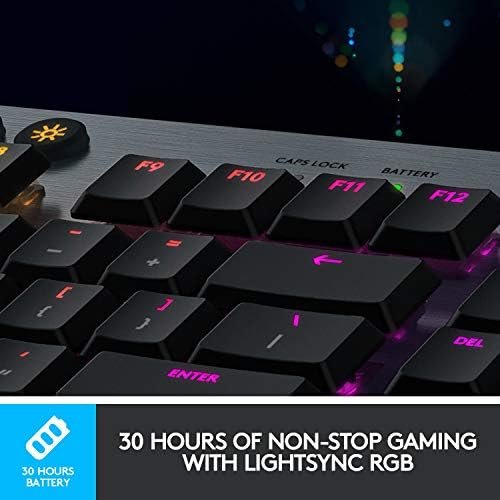 Logitech G915 Mechanical Gaming Keyboard, Low Profile GL Linear Key Switch 5