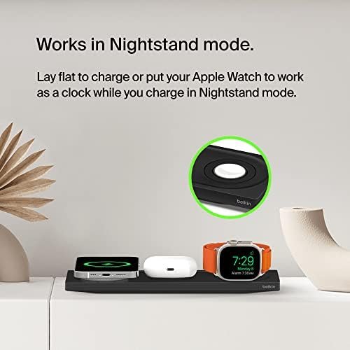 Belkin MagSafe 3-in-1 Fast Wireless Charging Pad for Apple Watch, iPhone 15 8