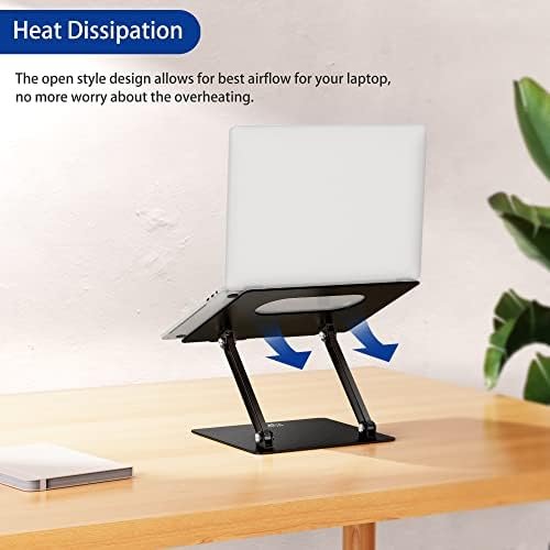 BESIGN LS10 Aluminum Laptop Stand, Ergonomic Adjustable Notebook Riser Holder 5