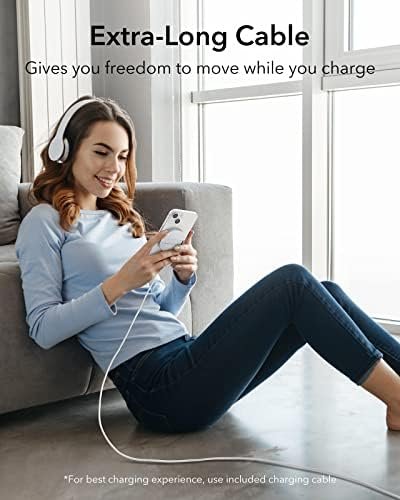 ESR HaloLock Kickstand Wireless Charger, MagSafe-Compatible Charger for iPhone 6