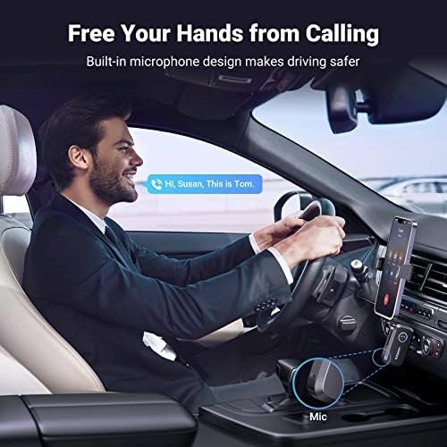 UGREEN 5.3 Aux Bluetooth Adapter for Car, [Greater Connection] 3.5mm 4