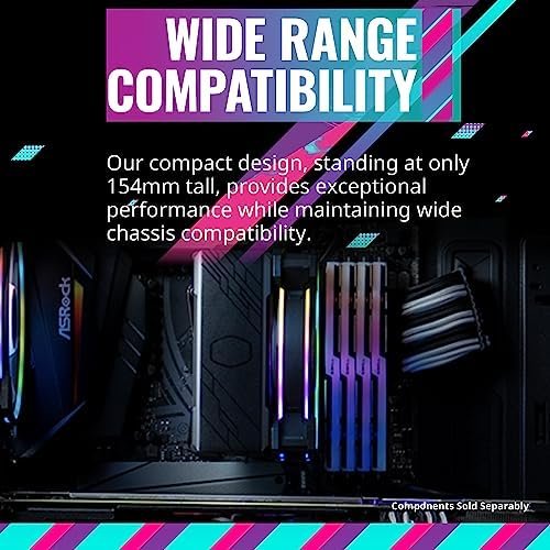 Cooler Master Hyper 212 Halo Black CPU Air Cooler, MF120 Halo² Fan, Dual Loop 9
