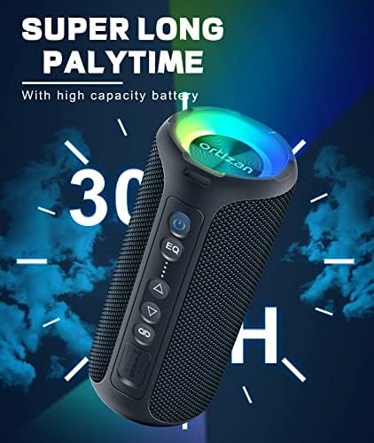 Bluetooth Speakers, Ortizan 40W Loud Stereo Portable Speaker, IPX7 Waterproof 5