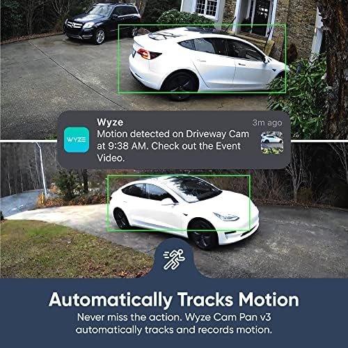 WYZE Cam Pan v3 Indoor/Outdoor IP65-Rated 1080p Pan/Tilt/Zoom Wi-Fi Smart Home 3