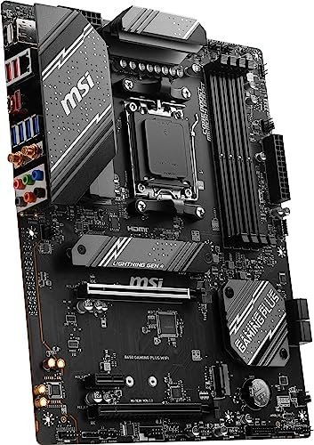 MSI B650 Gaming Plus WiFi Gaming Motherboard (AMD AM5, ATX, DDR5, PCIe 4.0, M.2 4
