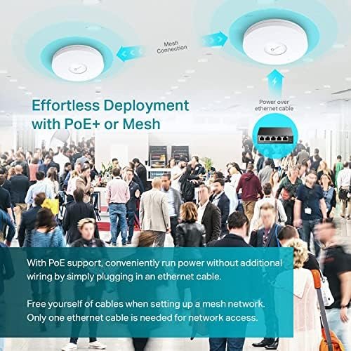 TP-Link EAP670 | Omada WiFi 6 AX5400 Wireless 2.5G Ceiling Mount Access Point 3