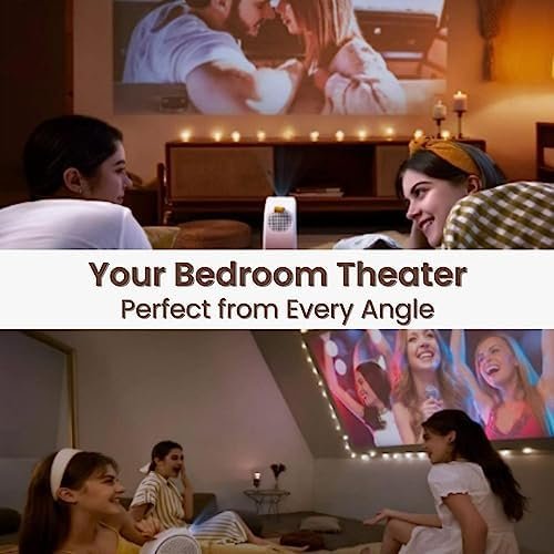 BenQ GV30 LED Portable Ceiling Projector with 135˚ Rotating Angle Projection 5