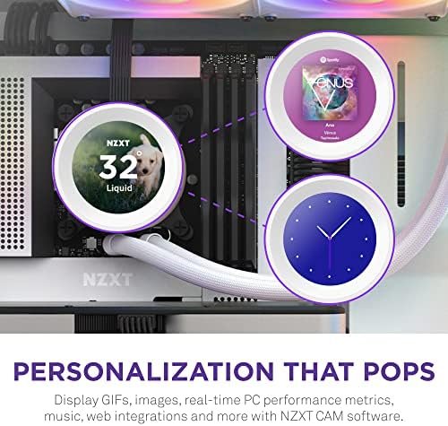NZXT Kraken Elite RGB 360 – RL-KR36E-W1 – 360mm AIO CPU Liquid Cooler 2