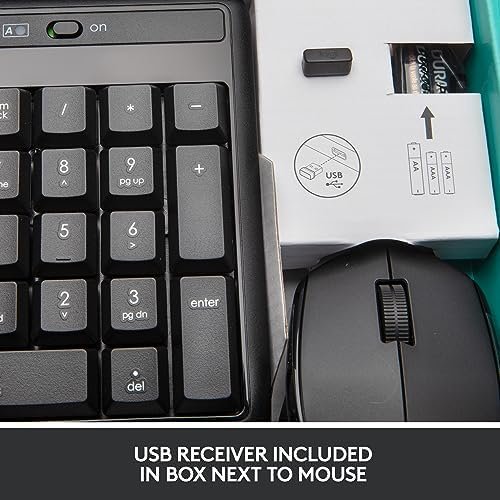 Logitech MK345 Wireless Combo Full-Sized Keyboard 6