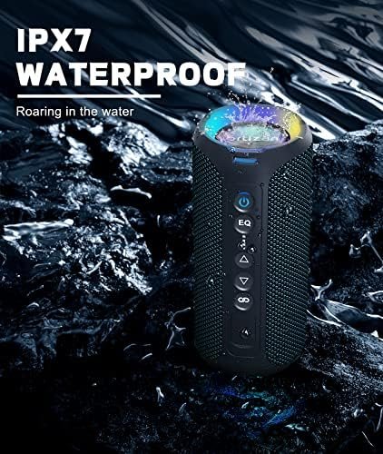 Bluetooth Speakers, Ortizan 40W Loud Stereo Portable Speaker, IPX7 Waterproof 3