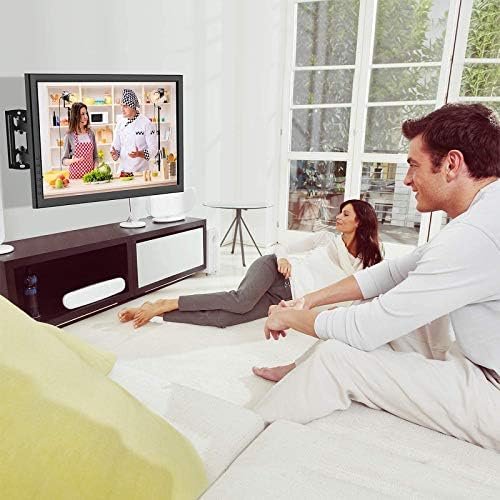 Full Motion TV Monitor Wall Mount Bracket Articulating Arms Swivel Tilt 6