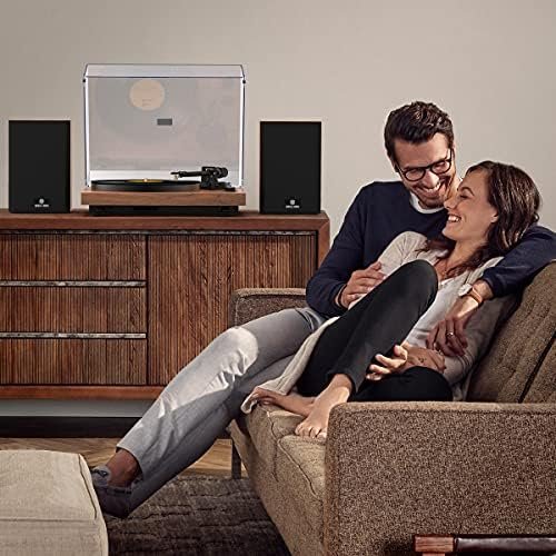 ANGELS HORN Vinyl Record Player, Hi-Fi System Bluetooth Turntable Players 7