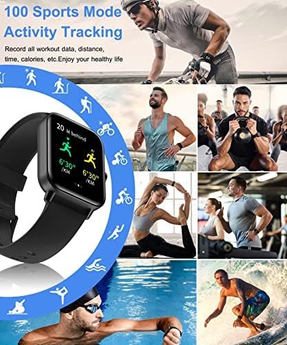 Smart Watch for Men Women with Bluetooth Call, Alexa Built-in1.8 DIY Dial 5