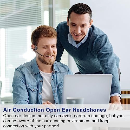 BANIGIPA Bluetooth Headset with Removable Microphone, Noise Cancelling Wireless 2