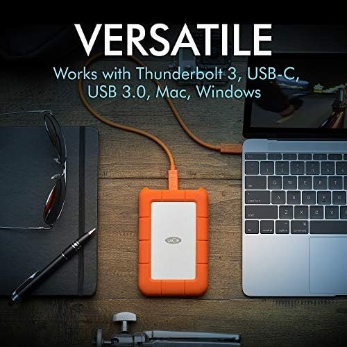 LaCie Rugged USB-C 5TB External Hard Drive Portable HDD – USB 3.0, Drop Shock 4