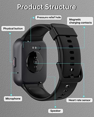 VRPEFIT Smart Watch for Men and Women[Answer/Make Call], 1.7/” Touchscreen 9