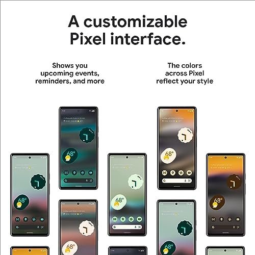 Google Pixel 6a – 5G Android Phone – Unlocked Smartphone with 12 Megapixel 10