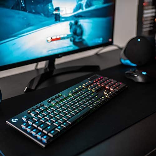 Logitech G915 Mechanical Gaming Keyboard, Low Profile GL Linear Key Switch 7