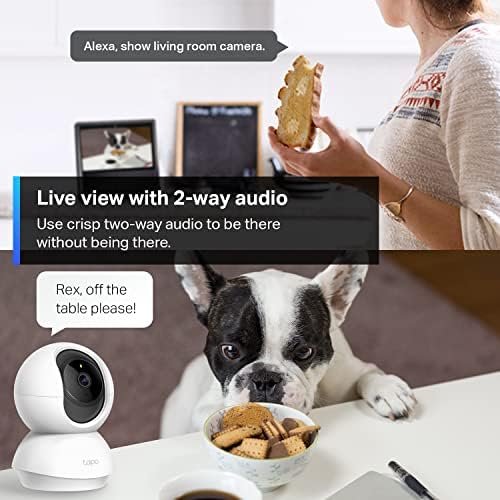 TP-Link Tapo Pan/Tilt Security Camera for Baby Monitor, Pet Camera w/ Motion 5