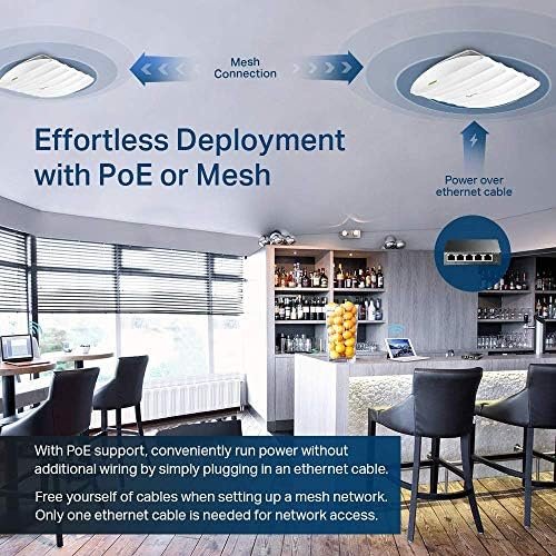 TP-Link EAP245 V3 | Omada AC1750 Gigabit Wireless Access Point | Business WiFi 4