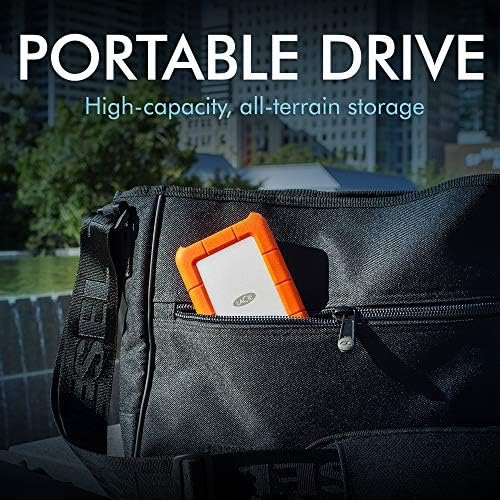 LaCie Rugged USB-C 5TB External Hard Drive Portable HDD – USB 3.0, Drop Shock 2