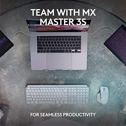 Logitech MX Keys S Wireless Keyboard, Low Profile, Quiet Typing, Backlighting 9