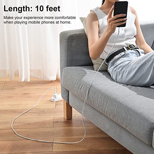 USB Type C to USB A Cable, 5Pack 3/3/6/6/10FT: Fast Charging Long Android USBC 8