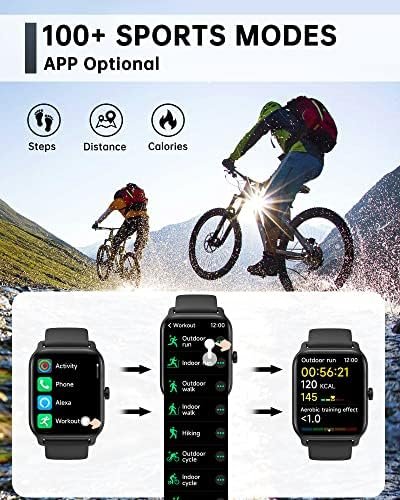 Smart Watch for Men Women, Answer Make Call, Alexa Built-in, 1.8″ Touch Screen 5