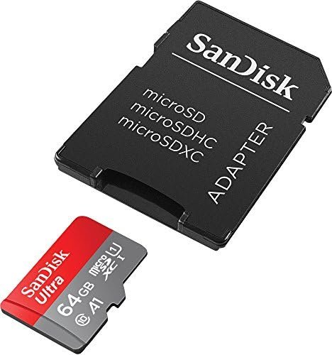 SanDisk 64GB Ultra MicroSDXC UHS-I Memory Card with Adapter 4