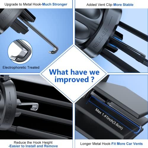 Miracase Upgraded-2nd Generation Universal Phone Holder for Car, Air Vent Car 7