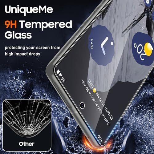 UniqueMe for Google Pixel 8 Screen Protector, [Compatible Fingerprint Unlock] 4
